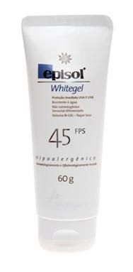 Episol Whitegel FPS 45 Mantecorp Protetor Solar 60g