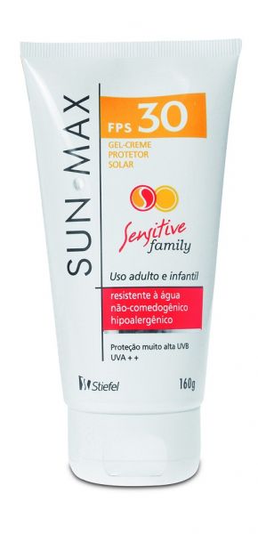 Protetor solar sunmax sensitive family fps30 com 160 gramas